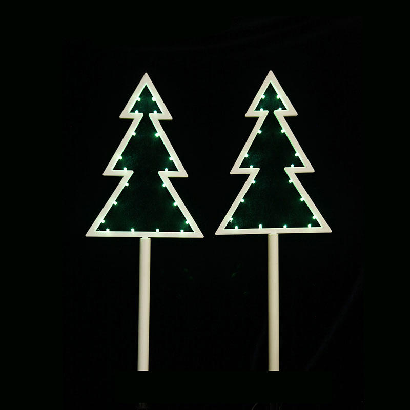 圣诞树造型灯带地插